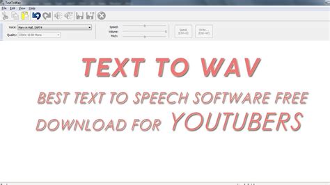 Maybe you would like to learn more about one of these? Text To WAV | Best text to speech software free download ...