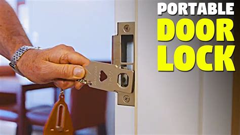 When you lock a bedroom door from the outside you are imprisoning whoever is inside. Portable Door Lock Allows You Lock Any Door - YouTube