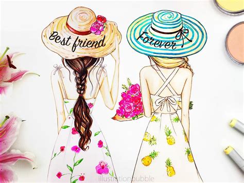 Registered user shared this idea. +60 Gambar Karikatur Best Friend | Karitur