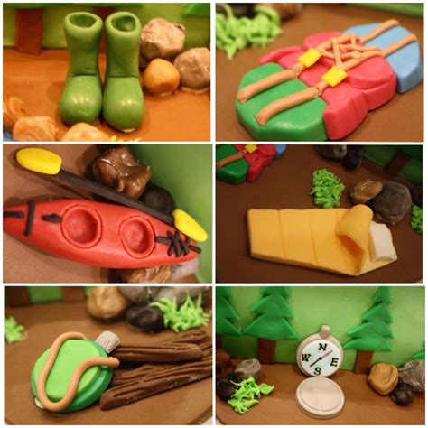 Download files and build them with your 3d printer, laser cutter, or cnc. Camping theme cake fondant decorations. | Camping theme ...