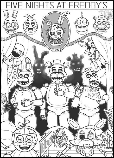 Fnaf springtrap coloring page fnaf coloring pages coloring books spring coloring pages springtrap can kill any … Bad Thoughts and Good Vibrations : Photo | Pinturas para ...