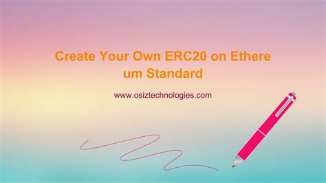 How to create our own cryptocurrency. Create Your Own ERC20 On Ethereum Standard