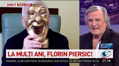 27 ianuarie 1936, cluj, regatul româniei) este un actor român de film, radio, televiziune, scenă și voce. La Mulți Ani, Florin Piersic! Supriza lui Mihai Gâdea pentru cel mai iubit actor al românilor ...