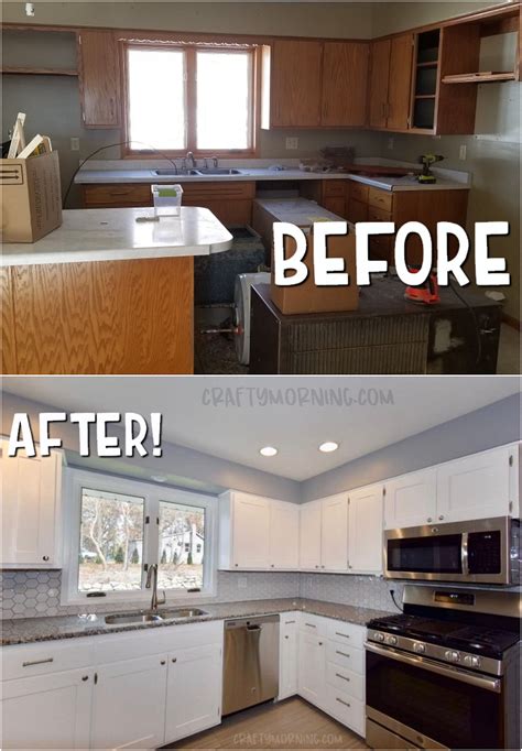 Mike moved all of the electrical outlets that had been on the back splash above the counters to. Shaker Style Cabinet Door Makeover (With images) | Diy ...