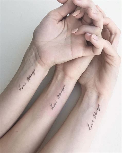 Some celebrity also have tattoos on their wrist. 50 Friendship Tattoos For You And Your Bestie | Meaningful ...