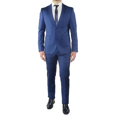 Una collezione di abiti eleganti da uomo che saprà sorprenderti. Abito Uomo Elegante Blu Vestito Completo Estivo Cerimonia ...