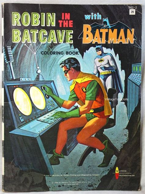 For kids & adults you can print batman or color online. Vintage Batman Coloring Book Robin In The by ...