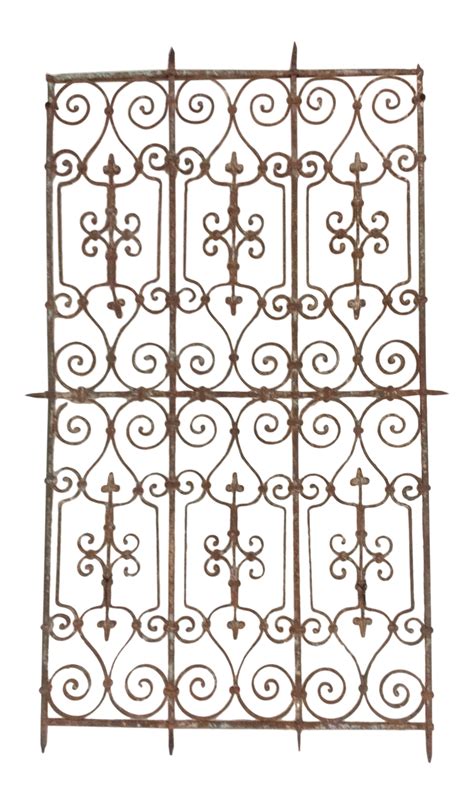 Hand Wrought Iron Panel | Wrought iron gate designs, Wrought iron, Wrought iron railing