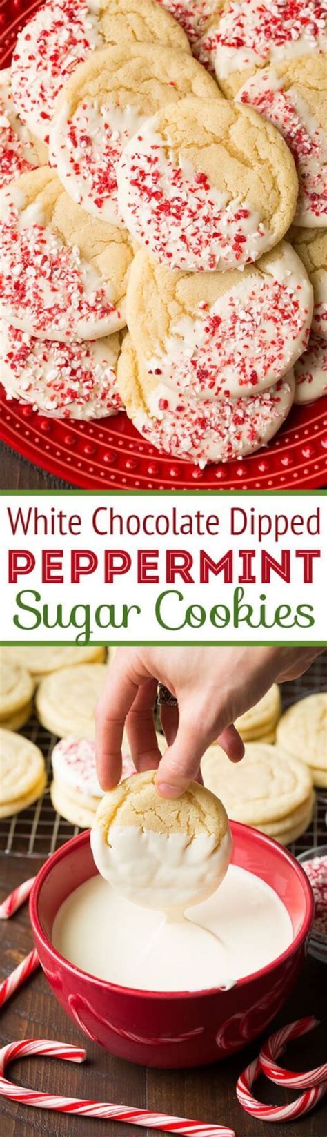 These are her 5 best types of cookies that everyone should get the recipe to; What Type of Christmas Ornaments Do You Collect | Peppermint sugar cookies, Holiday desserts ...