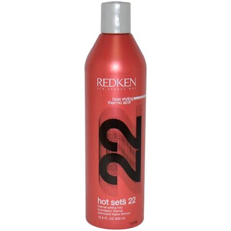 Protects your hair from heat up to 450 degrees. Redken 'Hot Sets' 22 16.9-ounce Thermal Setting Mist ...