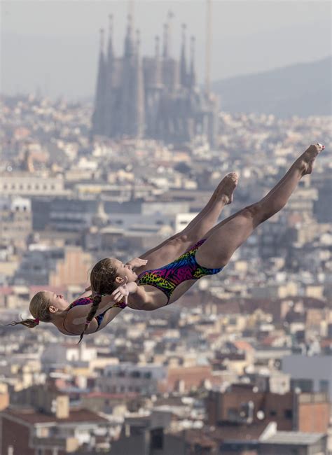 Women's water polo olympic games qualification tournament. Women's 10m Platform Synchronised Diving 15th FINA ...