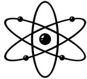 (030) 89 06 53 60 telefax: Schwarz weiß, atom Clip Art | k9375997 | Fotosearch