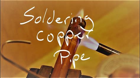 Copper pipes are widely used in a lot of homes and facilities. Soldering Copper Pipe - YouTube