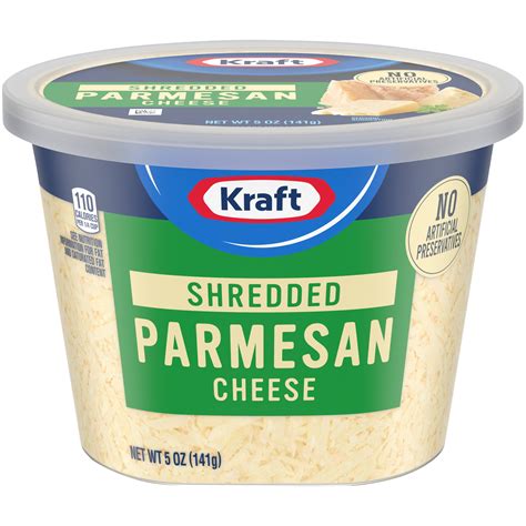Kraft Shredded Parmesan Cheese, 5 oz. Tub - Walmart.com - Walmart.com