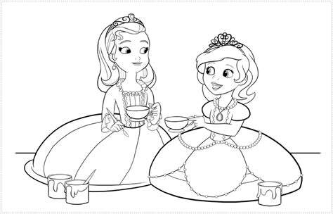 Lol surprise omg dolls makeover as disney princess rapunzel snow white moana anna elsa and more. Mewarnai Gambar Putri Sofia | Mewarnai Gambar