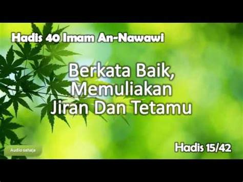 Sebab pada tulisan ini seperti telah dikatakan diatas hanya akan membahas. Hadis Jiran - Nusagates