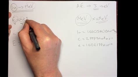 Maybe you would like to learn more about one of these? A-Level Physics Unit 3.6 - The energy equivalent of 1u in ...