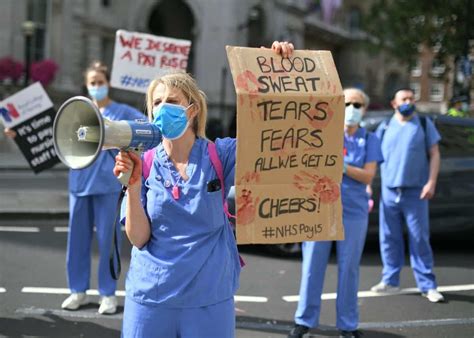 The pay rise is already 100 days overdue and there are fears a decision won't be made until september because the parliament summer recess begins 'ministers need to stop the wrangling and come clean about the pay rise they believe nhs staff deserve. Enraged NHS staff plan nationwide protests over 1% pay ...