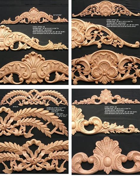 These embossed appliques come in a. Decorative Wood Appliques For Cabinets | Cabinets Matttroy