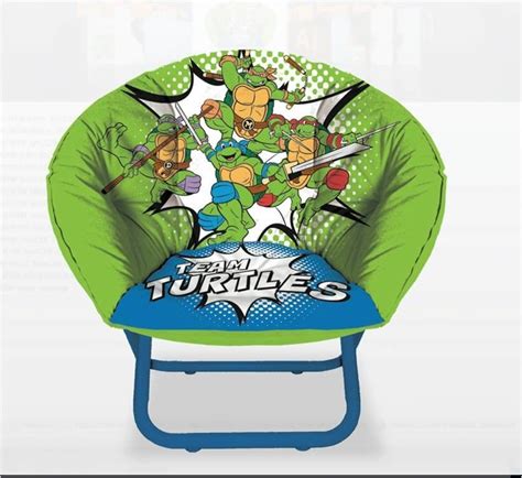 Heroes in a half shell need rest, too, so do it in style with ninja turtle beds. Teenage Mutant Ninja Turtles Kids Saucer Chair | Teenage ...