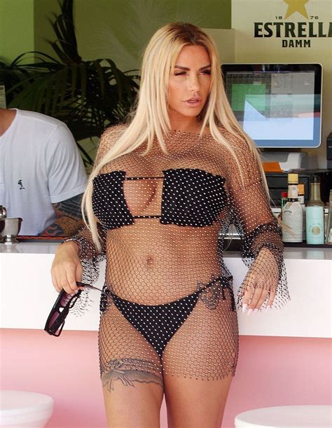 Read everything you need to know about glamour model and tv presenter. Katie Price aka Jordan finds herself at the bar and with a cool drink the order of the day in ...