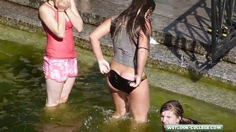 Enjoy our hd porno videos on any device of your choosing! WETLOOK & CANDID COLLEGE GIRLS: Bathing in a fountain ...