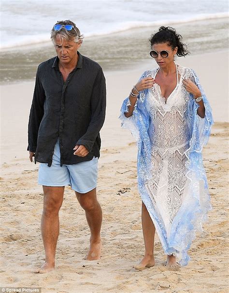 Proud father of 3 wonderful kids. Roberto Mancini's new girlfriend showcases her enviable ...