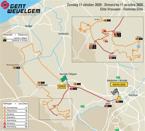 Previously dubbed 'the sprinters classic', it's the longest race outside of the monuments. Gent - Wevelgem 2020 - vrouwen: Parcours