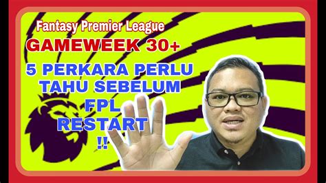 (también isabel) isabel knows english too o as well; GW30+ FPL - 5 PERKARA PERLU AMBIL TAHU SEBELUM EPL RESTART ...