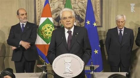 Il presidente della repubblica è stato. Il discorso completo di Mattarella sul fallimento del ...