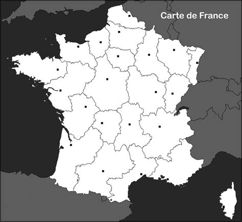 Découvrez la carte de france des plan détaillé et carte des régions de france avec noms des chefs lieux et départements français. Carte de France vierge - Voyages - Cartes