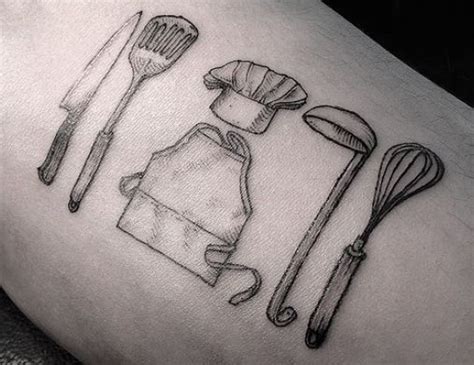 Check spelling or type a new query. Chef tools tattoo - unknown artist | Culinary tattoos ...