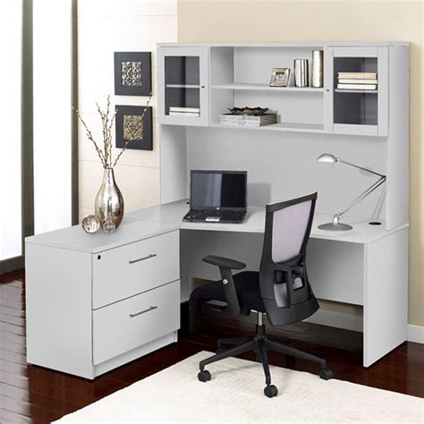 Best seller newest price rating. Unique Furniture 100 Collection Corner L-Shaped Desk with ...