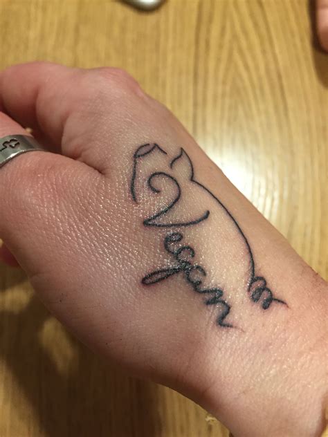 I mean, who could resist? My vegan tattoo | Vegan tattoo, Tattoos, Fish tattoos