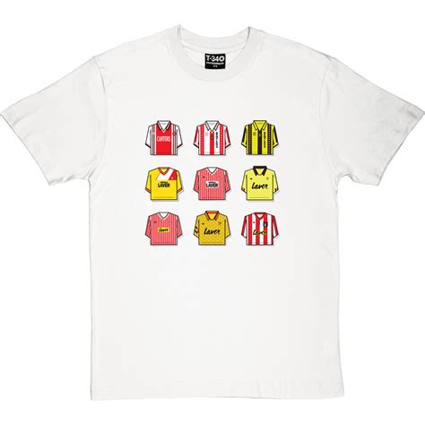 This was the first full season. Sheffield United Shirt History T-Shirt - Football Bobbles