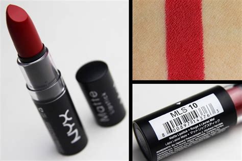 Nyx matte lipstick + lip swatches all new shades 2014. nyx matte lipstick perfect red