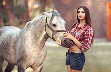 horse girl beautiful 4k woman gray wallpapers girls sexy animals model wallpaper photography casual style cowgirl young animal outdoors stock