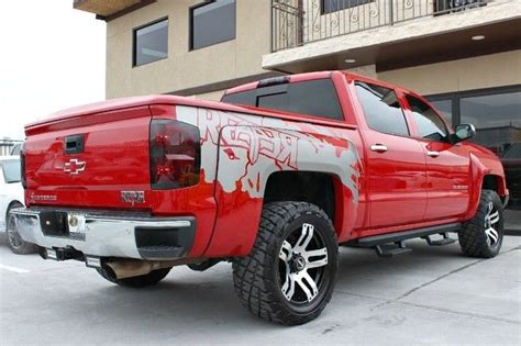 We jack up the '14 silverado and add big wheels, tires, and brake upgrades. 2014 SILVERADO LTZ REAPER, 9K MI, SUPERCHARGED, RED/BLK ...