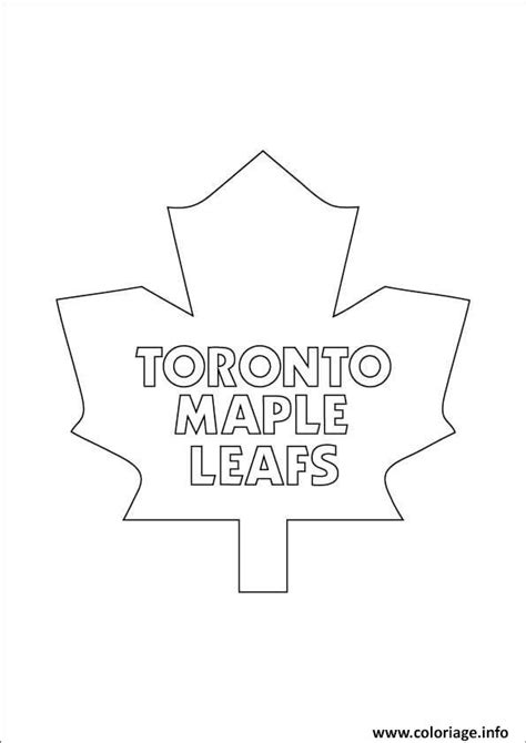 By creating an account, you agree to our terms and conditions and privacy policy. Coloriage Toronto Maple Leafs Logo Lnh Nhl Hockey Sport ...