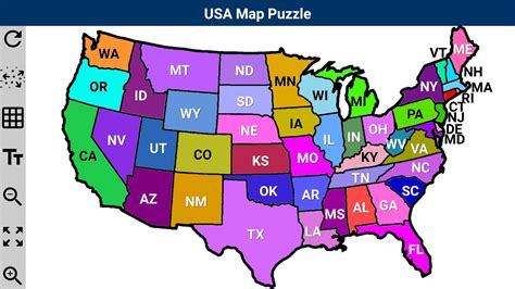 Simply click the big play button to start having fun. USA Map Puzzle - Android Apps on Google Play