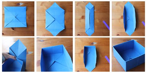 Wir zeigen in dieser einfachen anleitung, wie sie ein origami. Geschenkschachtel falten und Geschenketag Freebie