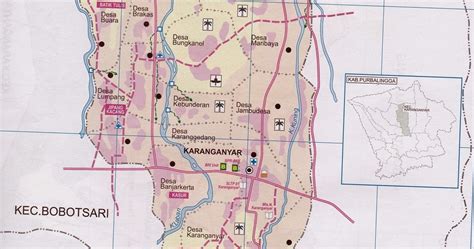Maybe you would like to learn more about one of these? Peta Kecamatan Karanganyar (Kodepos: 53354) | Download ...