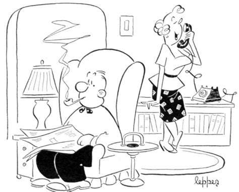 Fledgling black damsel in her homemade hump tapes. Cartoons: Mother-in-Law | The Saturday Evening Post