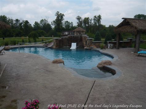 Backyard escapes pools and spas. Hybrid Pool {PLO} in Saline, Michigan - Legendary Escapes ...