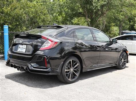 Not only does it come standard with a manual transmission. New 2020 Honda Civic Hatchback Sport Touring CVT 4dr Car ...