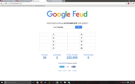 Google feud answers keyword after analyzing the system lists the list of keywords related and the list of websites with related content, in addition you can see which keywords most interested customers on the this website. I ran this through Google Feud and it didn't work ...