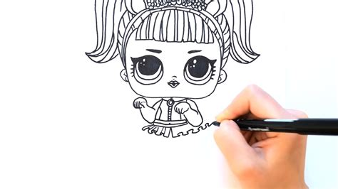 More images for how to draw lol dolls step by step » How to draw LOL doll with pencil according to instructions ...