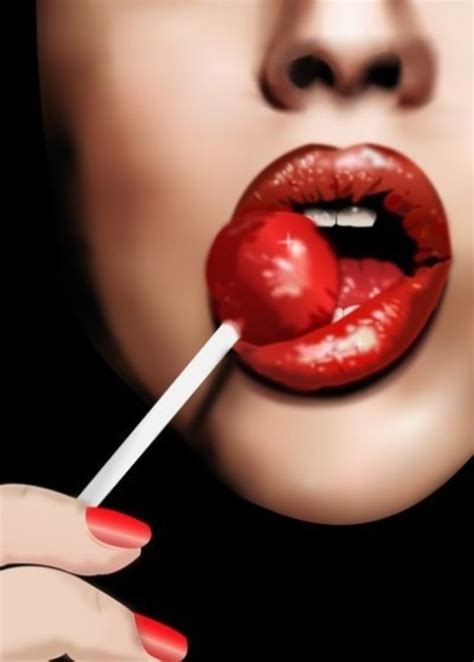 You can click these links to clear your history or disable it. Deep red lipstick. Red lollipop. What else could she do ...