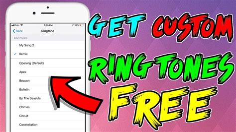 Start your search now and free your phone How To Download Custom Ringtones On Your iPhone (NO ...