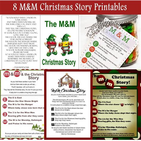 You only need 4 ingredients to make this 5 minute christmas craft. The M&M Christmas Story - Over 8 Free Printables Thank you so much for all your support this ...